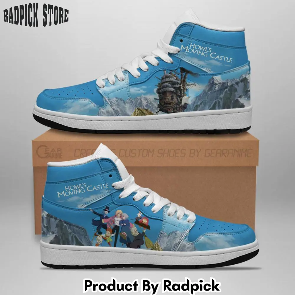 Howls moving castle air jordan high top sneakers anime mn08  rp0248800